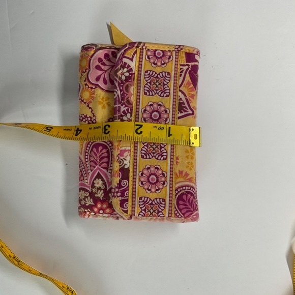 Vera Bradley Bali Gold Print Tri-Fold Wallet - Picture 6 of 7